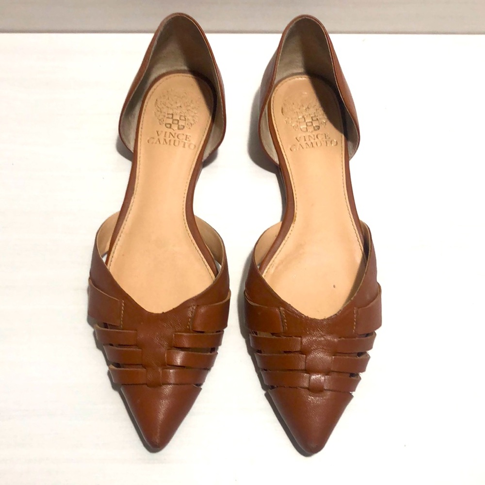 Vince Camuto Camel Flats